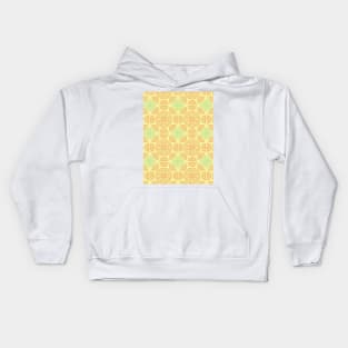 Citrus Splash Seamless Surface Pattern Design Kids Hoodie